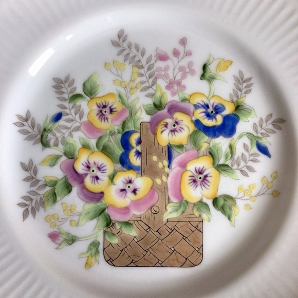 Vintage RFB for Tastesetter Golden Bouquet Plates - Set of 2 - Picture 7 of 9